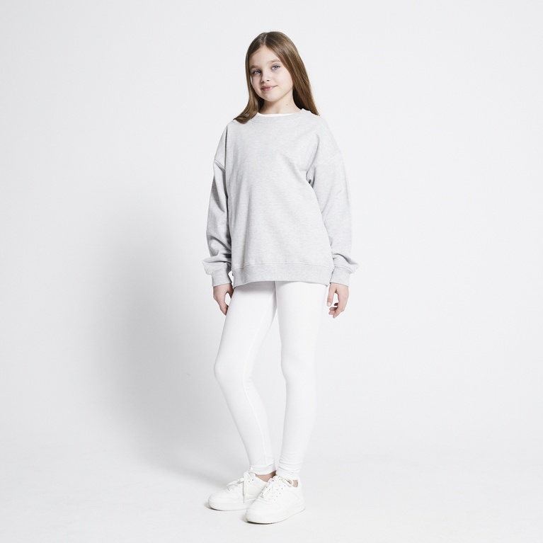 Basic leggings "Tilda Star" Optic white